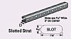 1-5/8"(D) x 1-5/8", 10' (L) 14 ga. Zinc Slotted Strut