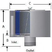 FS-31P-250 Small Compact Intake Filter